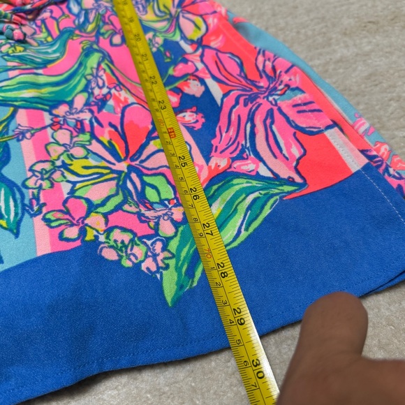 Lilly Pulitzer Floral Donna Shift Romper Dress Multi Size 00 Beachy - Picture 8 of 11